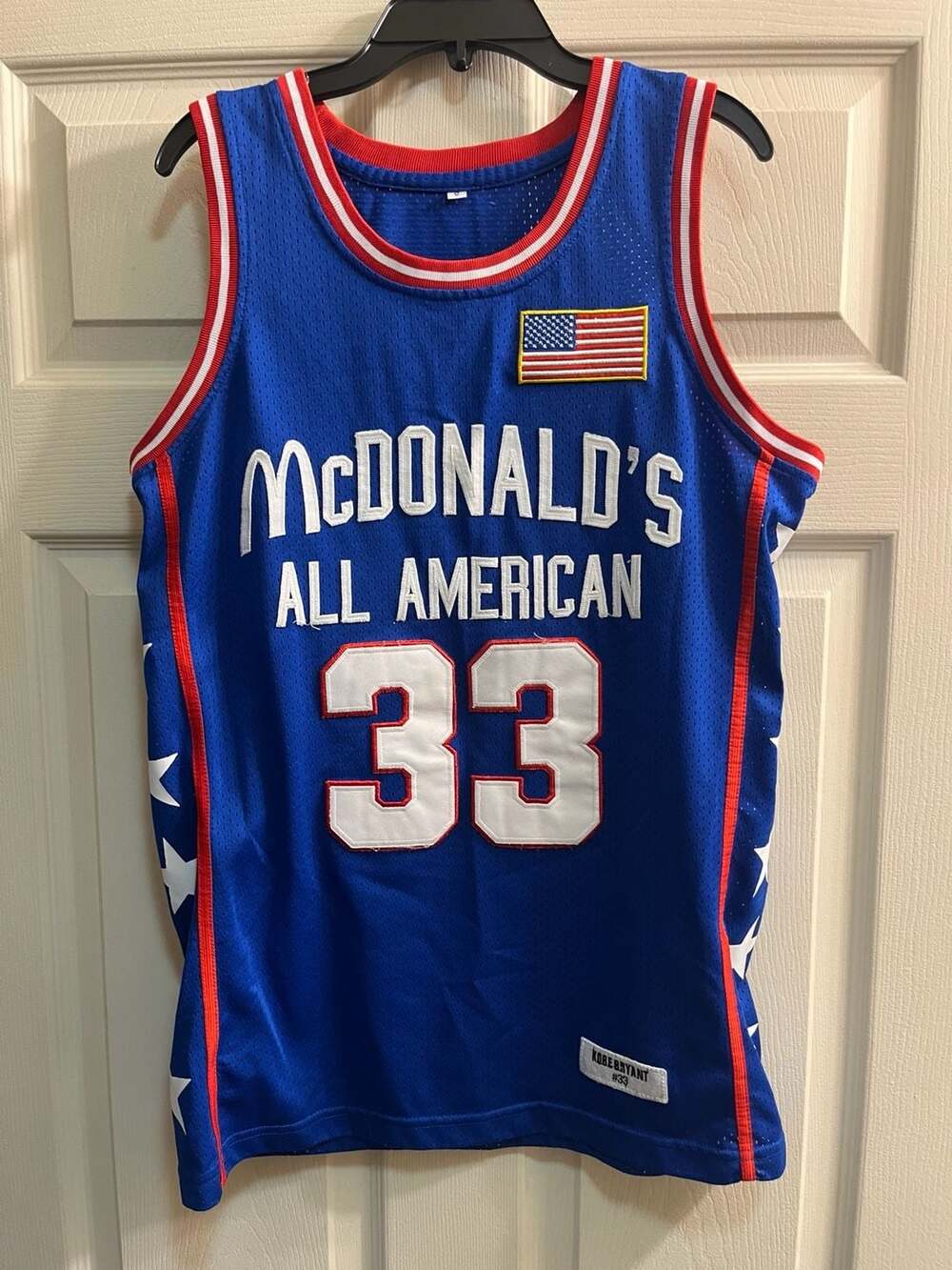 Men's Headgear Classics McDonald's All American Kobe Bryant #33 Blue Jersey S